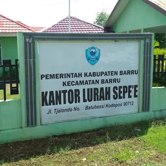 Kantor Kelurahan Sepe'e - Barru, Sulawesi Selatan