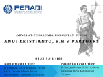 Advokat Andi Kristianto, S.H & Partners - Palangka Raya, Kalimantan Tengah