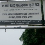 Dr. Hari Suko Wihandono, Sp.OT FICS - Pekalongan, Jawa Tengah