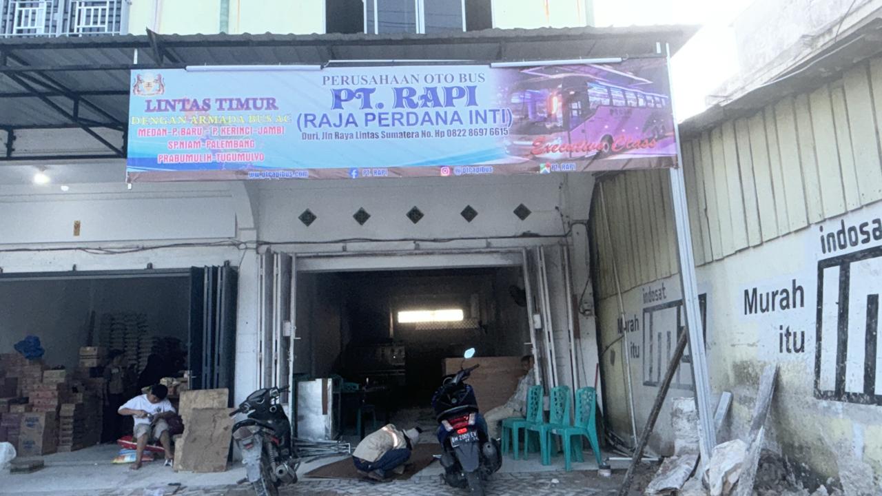 Loket Oto Bus PT. Rapi Duri - Bengkalis, Riau