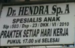 Praktek dr. Hendra, Sp.A - Samarinda, Kalimantan Timur