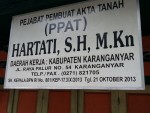 Notaris PPAT Sri Hartati,SH., M.Kn - Karanganyar, Jawa Tengah
