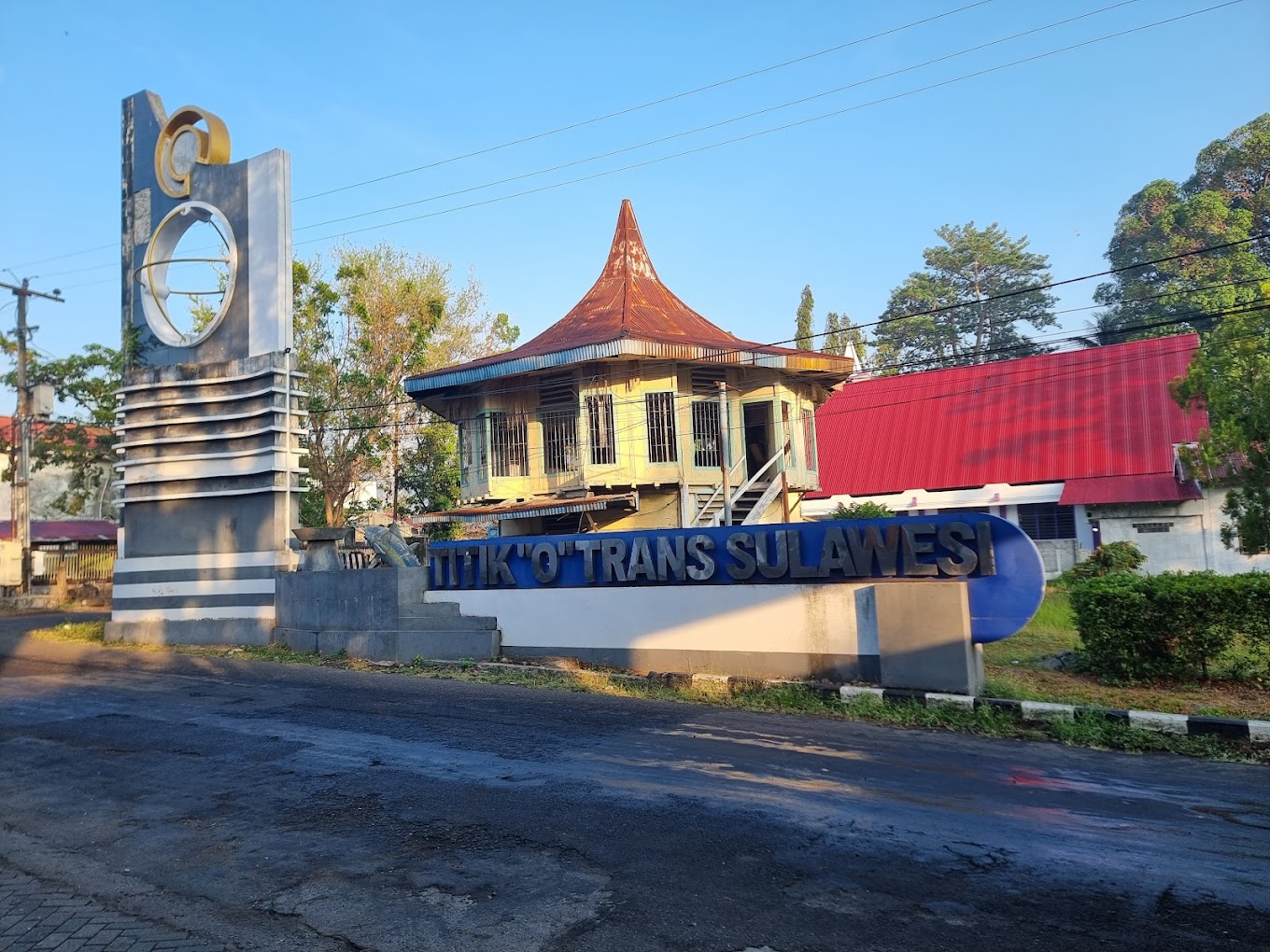 Monumen Titik 0 Trans Sulawesi - Bitung, Sulawesi Utara