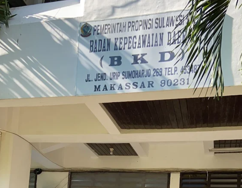 Badan Kepegawaian Daerah Provinsi Sulawesi Selatan - Makassar, Sulawesi Selatan