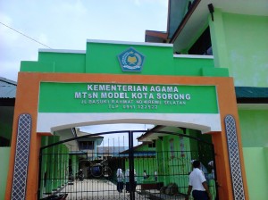 Madrasah Tsanawiyah Negeri Model Soron - Sorong, Papua Barat