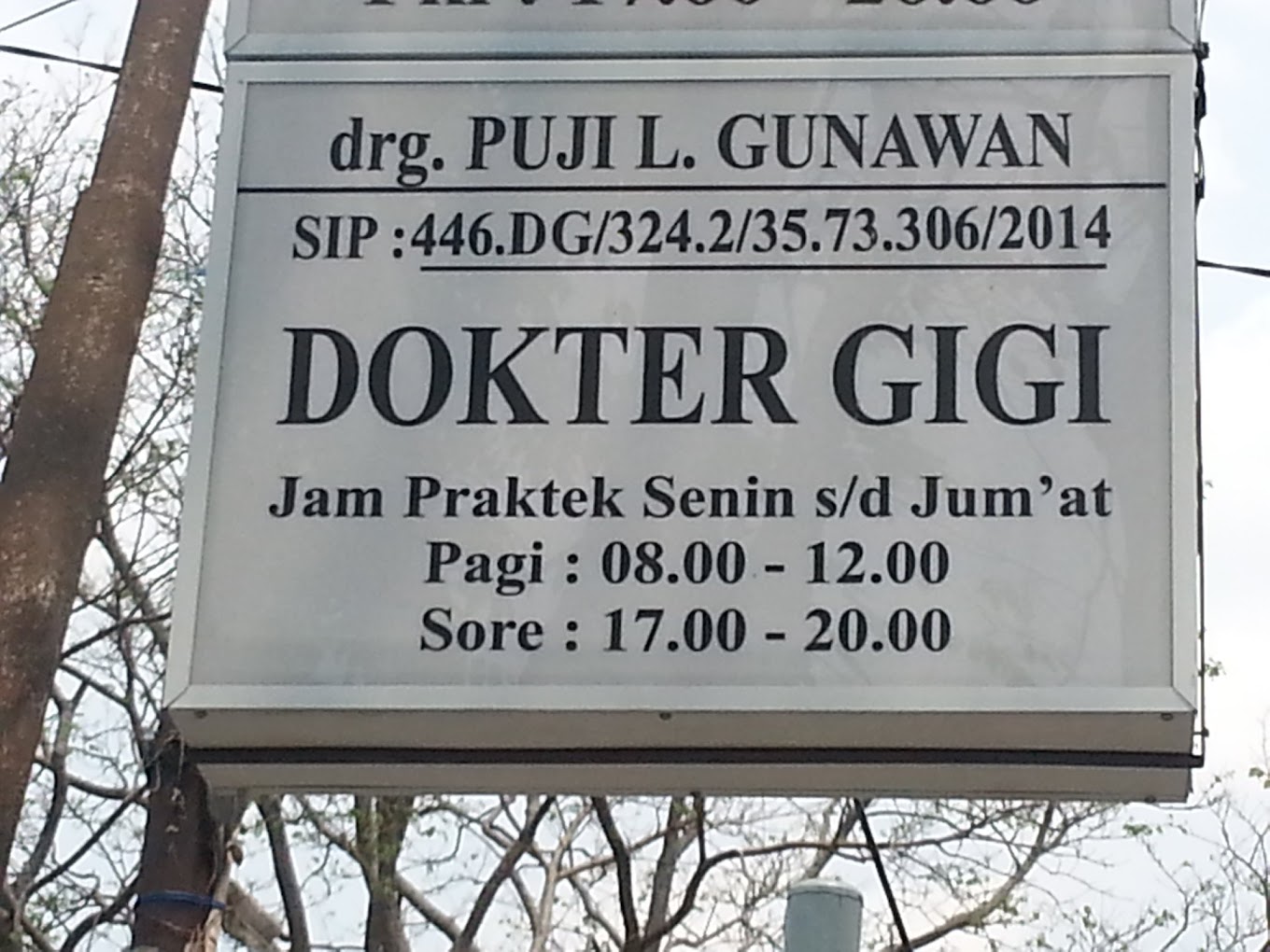 Dentist Puji Gunawan - Malang, Jawa Timur