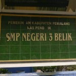 SMP Negeri 3 Belik - Pemalang, Jawa Tengah