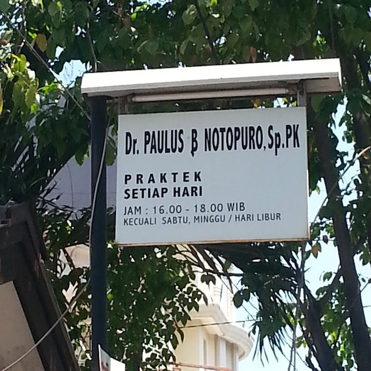 Dr. Paulus B Notopuro, Dr, Sppk(K. Hema) - Surabaya, Jawa Timur