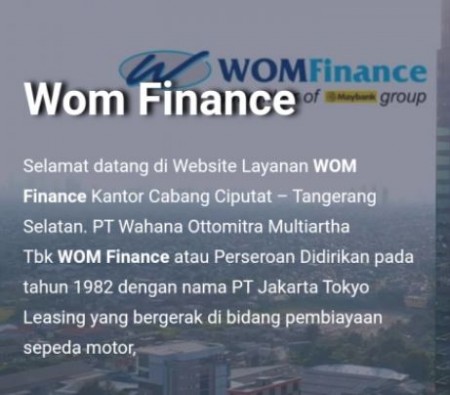 WOM Finance Ciputat