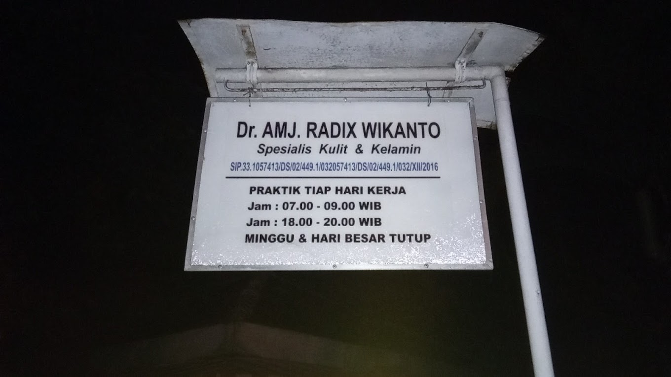 dr. AMJ Radix Wikanto, SpKK - Klaten, Jawa Tengah