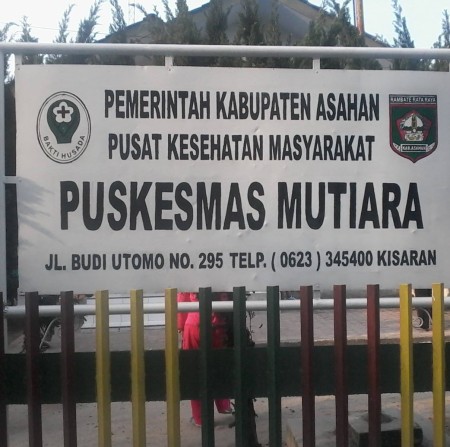 Puskesmas Mutiara - Asahan, Sumatera Utara