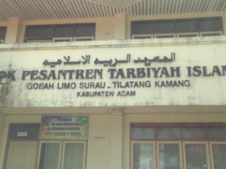 Pondok Pesantren Tarbiyah Islamiyah (PPTI) Gobah V Surau - Agam, Sumatera Barat