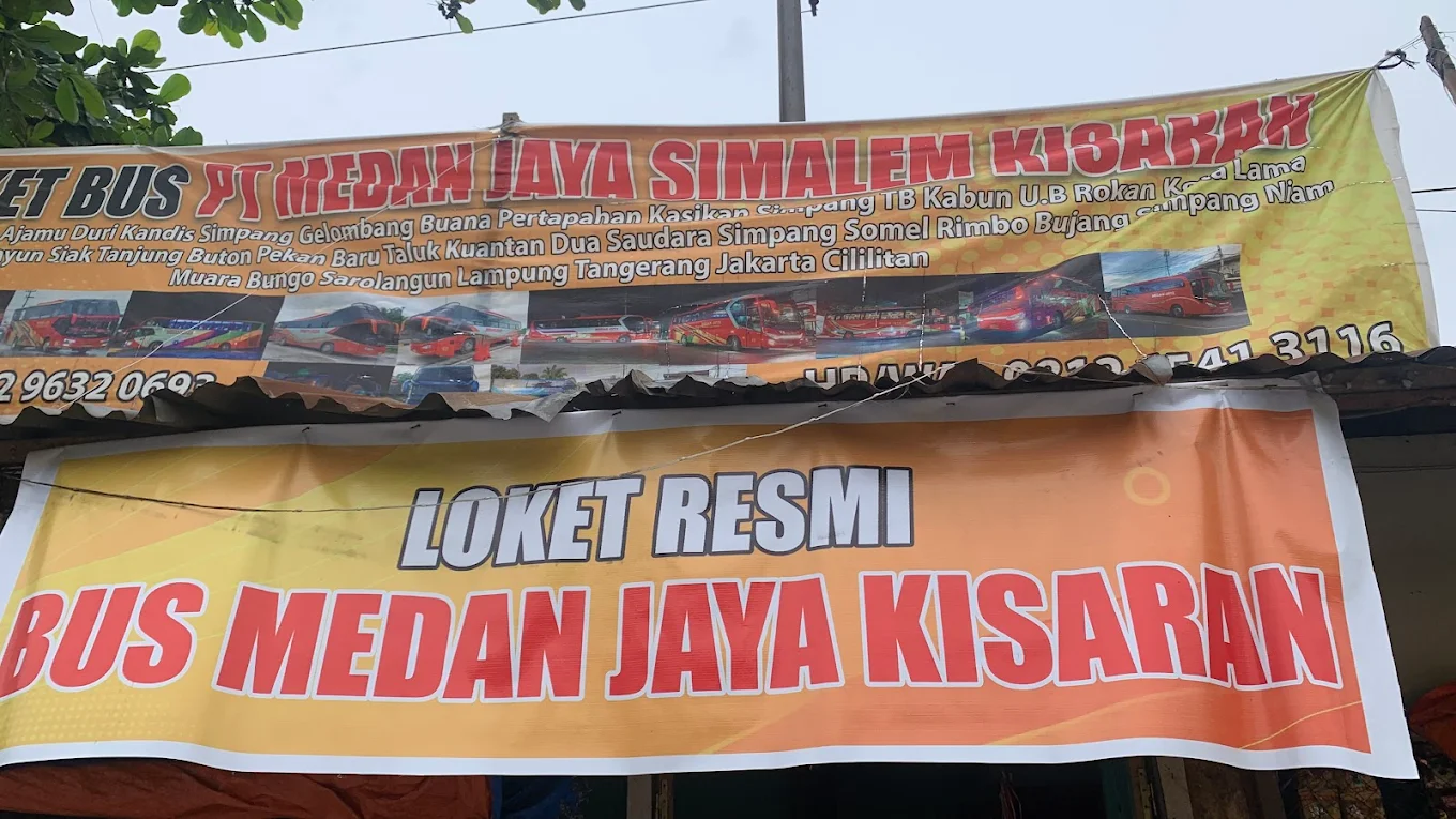 Loket Bus PT. Medan Jaya Simalem Kisaran - Asahan, Sumatera Utara Loket Bus PT. Medan Jaya Simalem Kisaran - Asahan, Sumatera Utara