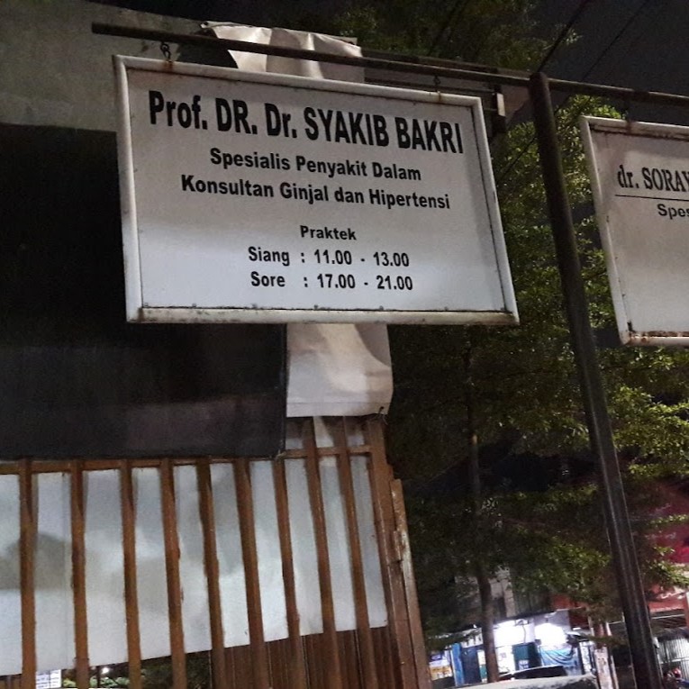 Praktek Prof. Dr. dr. Syakib Bakri, Sp.PD, K-GH - Makassar, Sulawesi Selatan