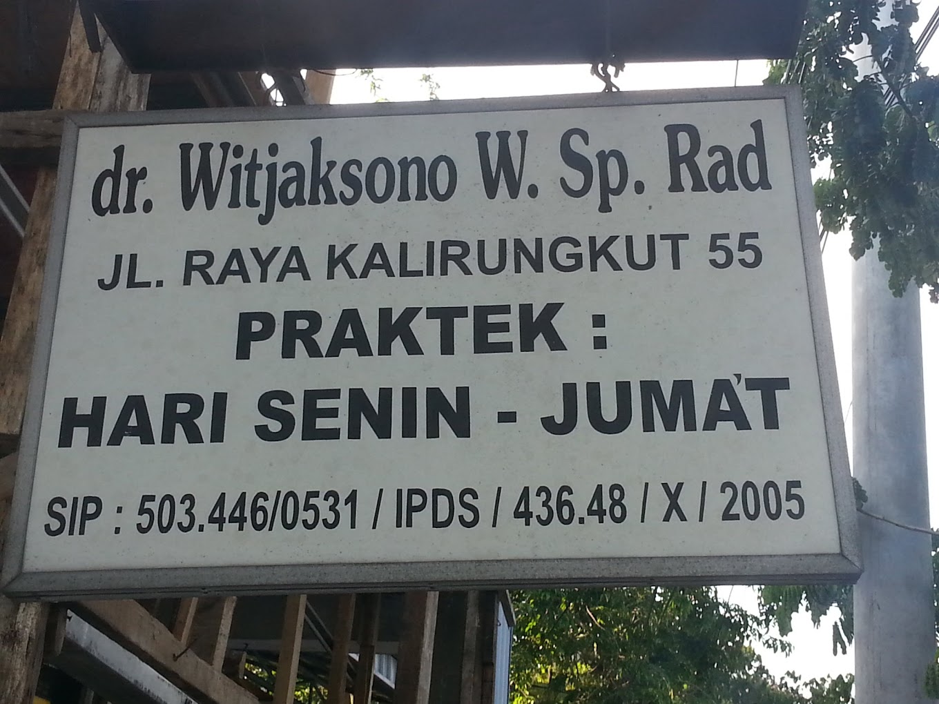 Dr. Witjaksono W. Sp.Rad - Surabaya, Jawa Timur