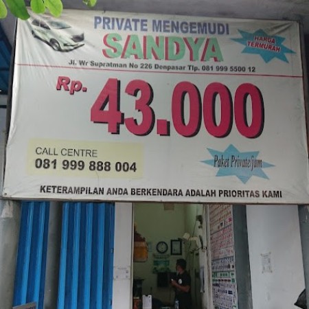 Sandya Private Mengemudi Supratman - Denpasar, Bali