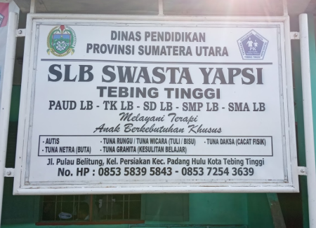 SLB Swasta YAPSI - Tebing Tinggi, Sumatera Utara