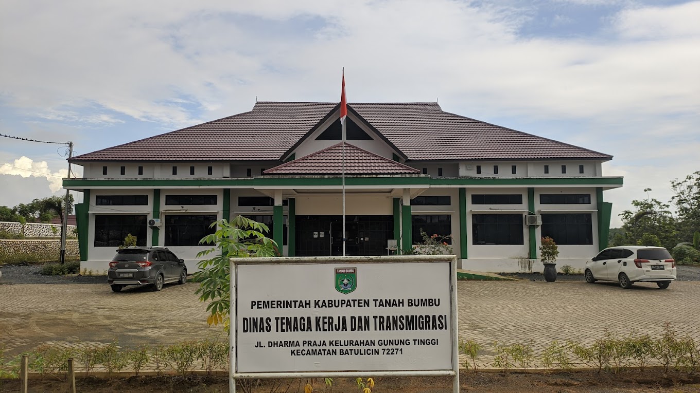 Dinas Tenaga Kerja Transmigrasi Koperasi dan Usaha Mikro - Tanah Bumbu, Kalimantan Selatan