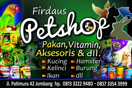 Firdaus Pet Shop - Jombang, Jawa Timur